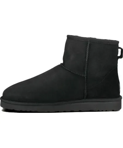 Ugg Classic Mini Fleece Lined Snow Boots Black