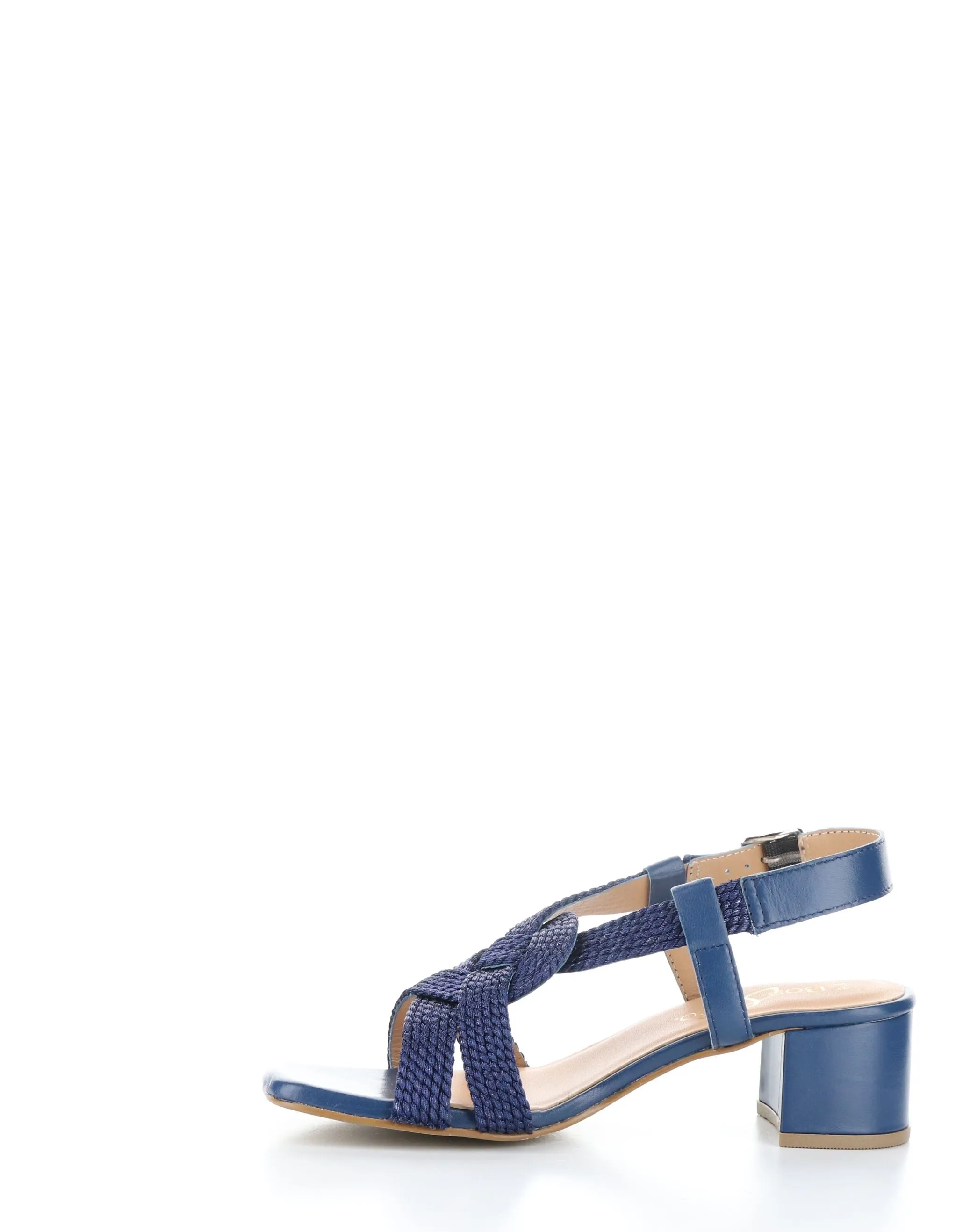 UPBEAT NAVY Buckle Sandals