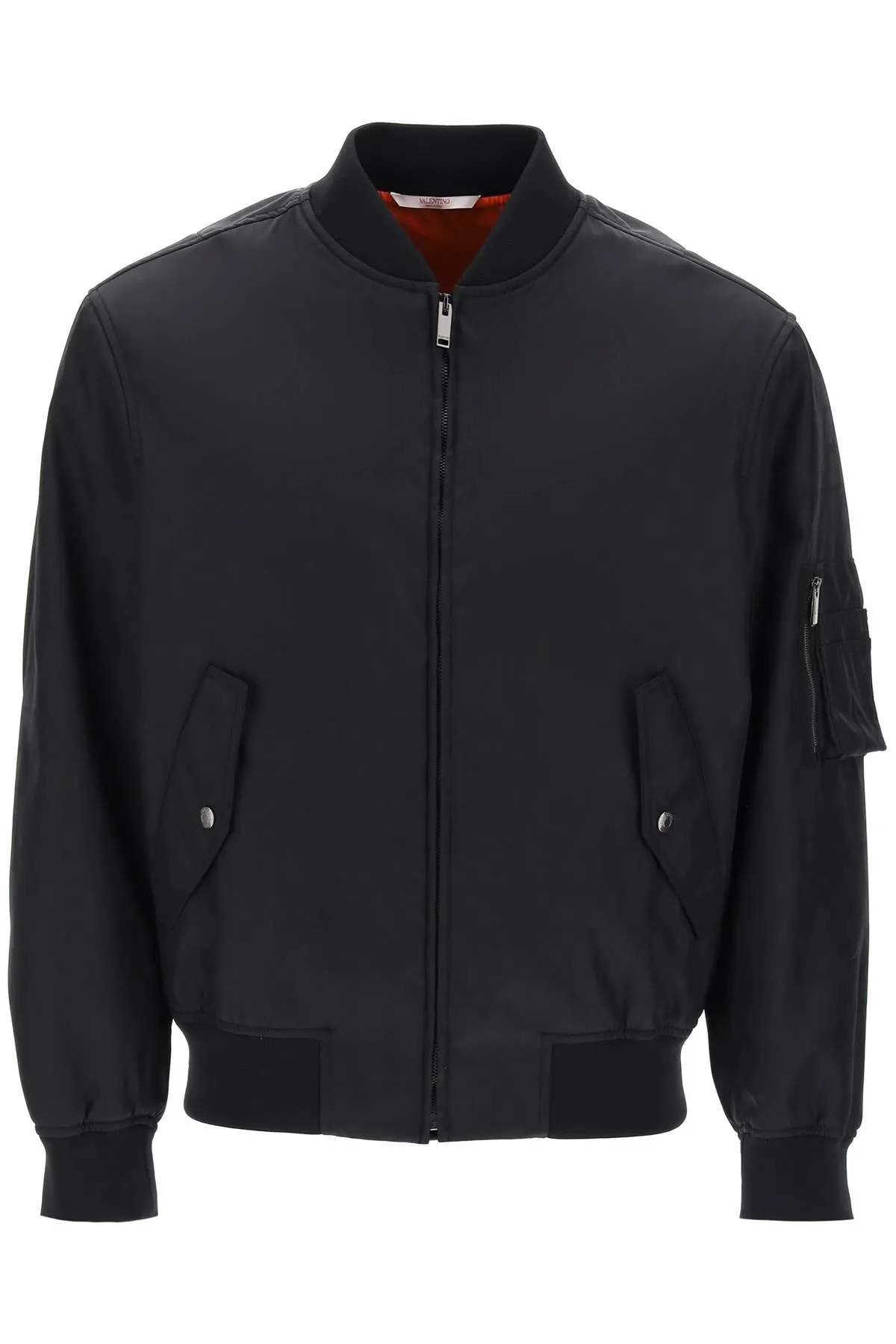 Valentino garavani toile iconographe light bomber jacket 4V3CIF159UW ST TOILE ICONOGRAPH NERO NERO