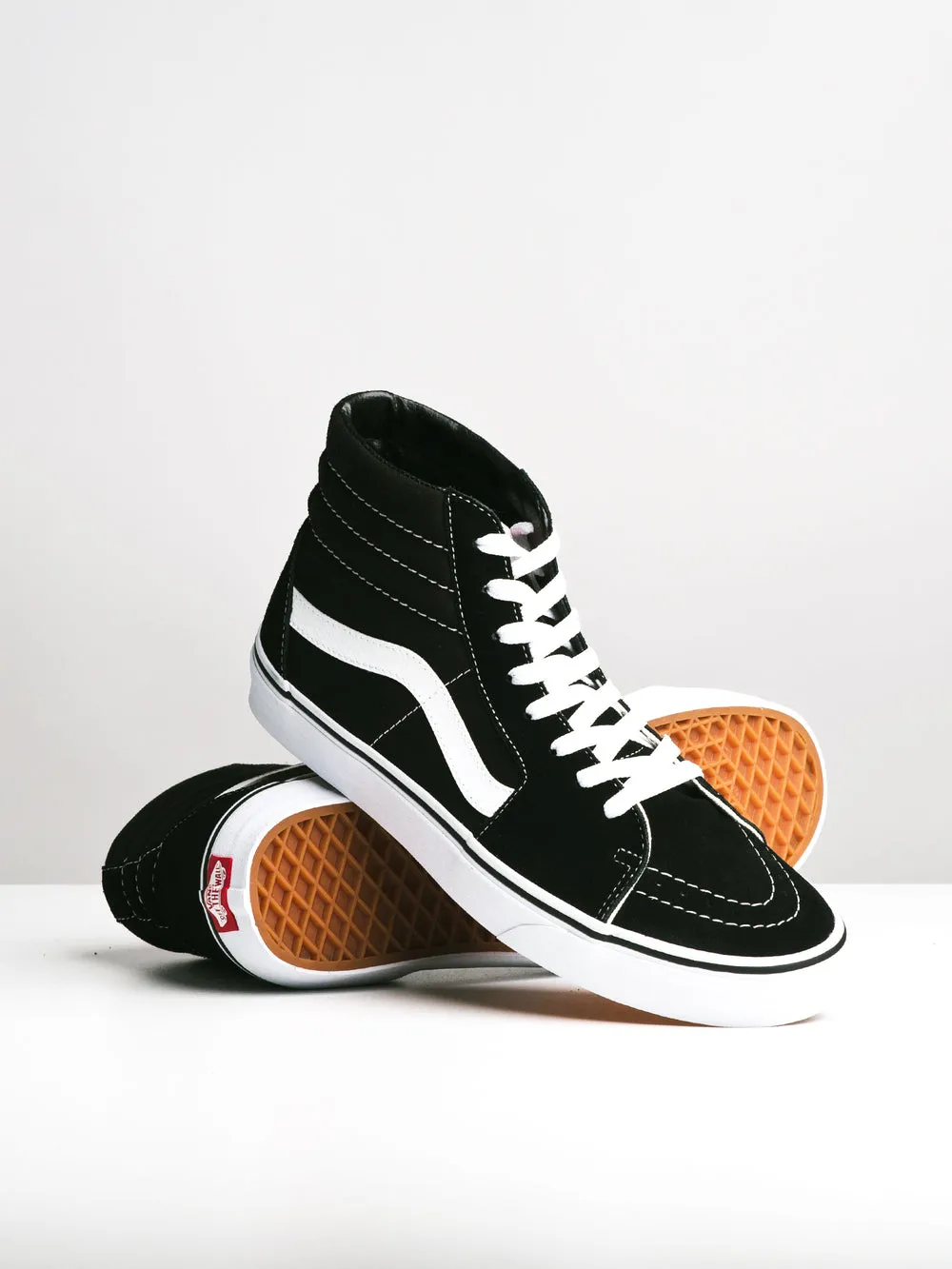 VANS MENS VANS SK8 HI BLACK/WHITE SNEAKER