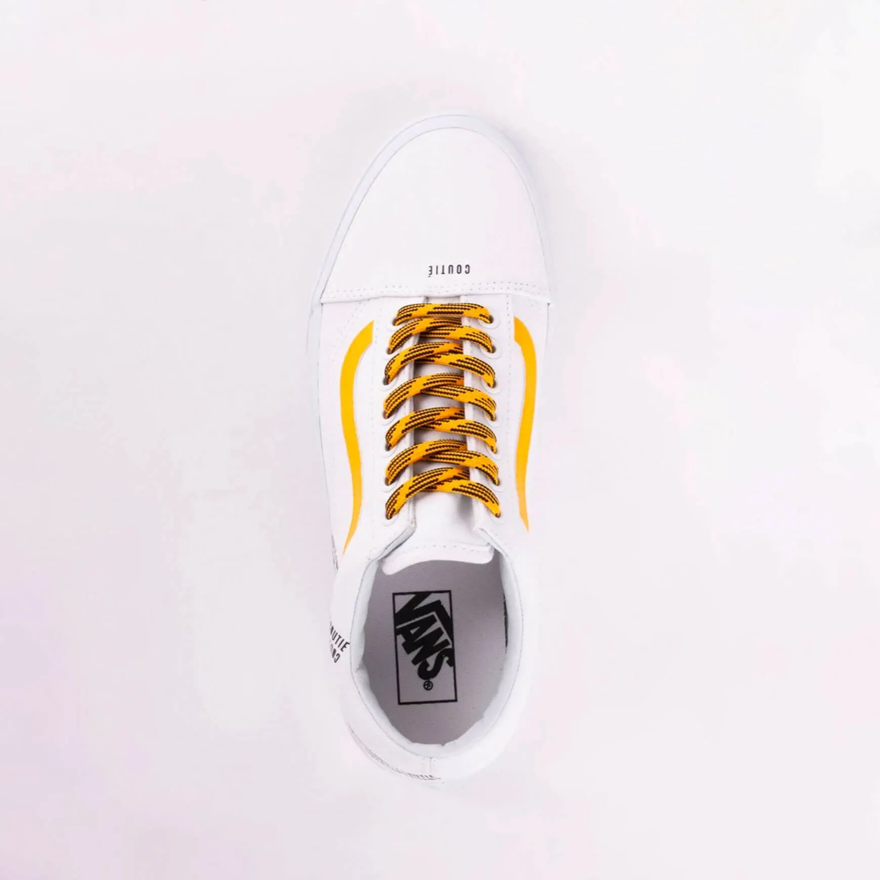 Vans Old Skool Logo Stripe Custom White