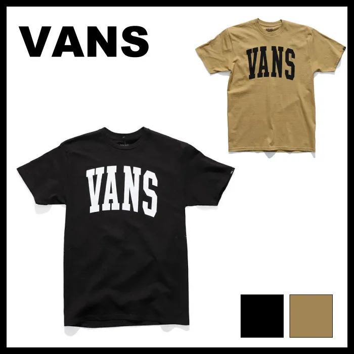 VANS  |Unisex Street Style U-Neck Plain Cotton Short Sleeves Logo