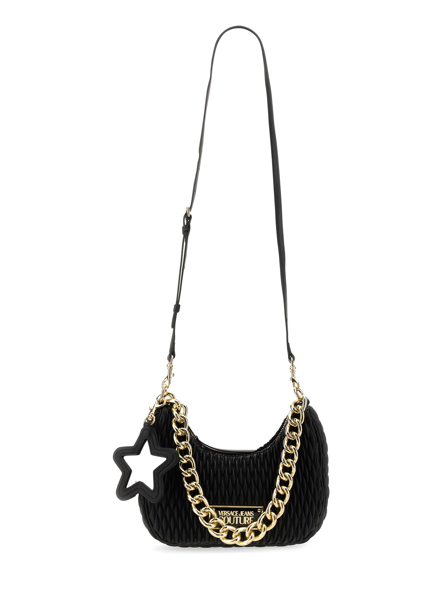 VERSACE JEANS COUTURE    SHOULDER BAG WITH LOGO