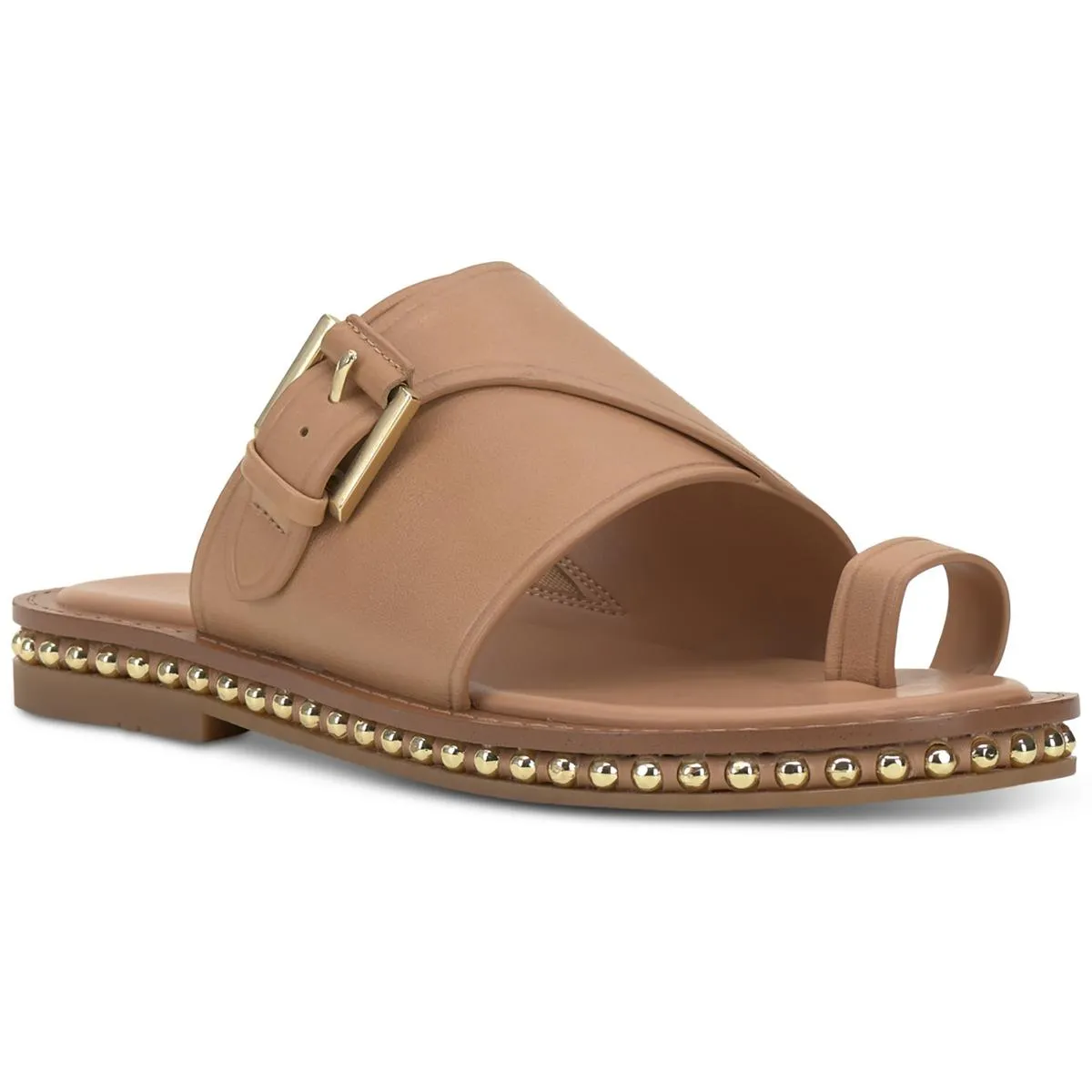 Vince Camuto Womens c Slip On Leather Slide Sandals