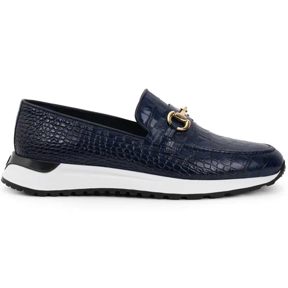 Vinci Leather The Padova Leather Sneaker Blue