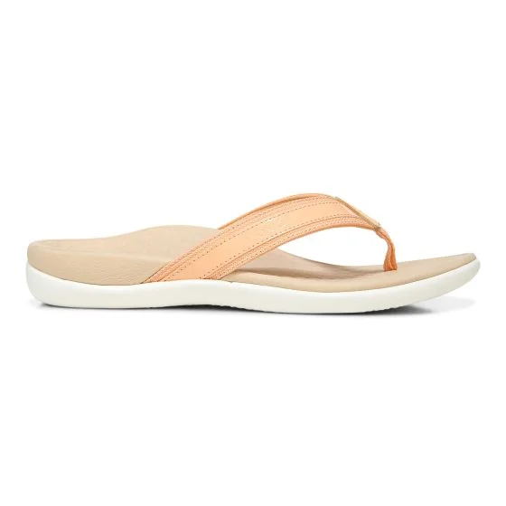 Vionic Womens Tide II Flip Flop Sandal- Apricot