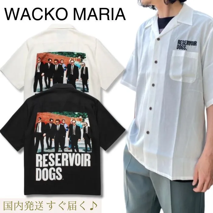 WACKO MARIA  |Unisex Street Style Collaboration Plain Short Sleeves Logo