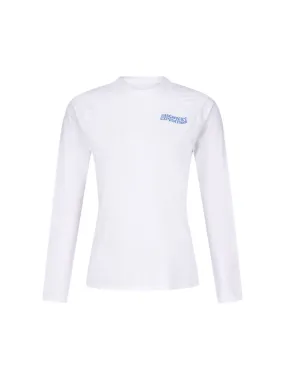 [WMS] Essential Logo Rashguard Off White