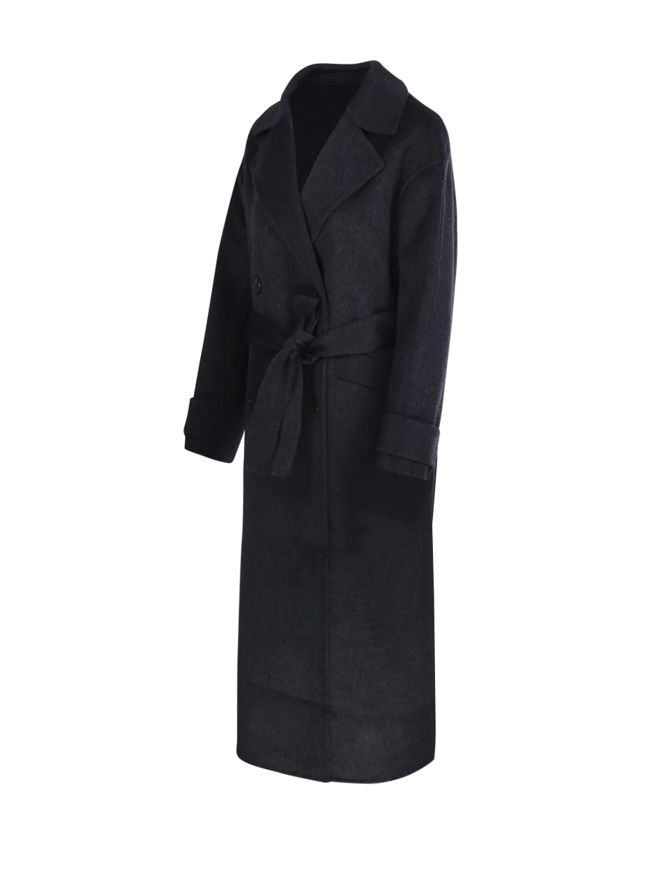 WOMAN DYNAMIS DARK GREY WOOL SAVILE OVERSIZED COAT