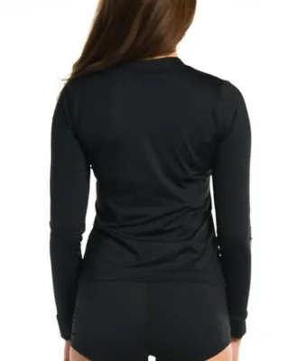 Women's La Blanca Half Zip Swim Rashguard