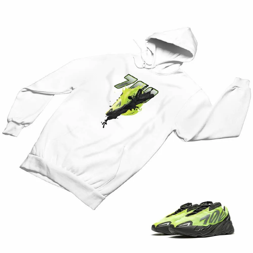 Yeezy Boost 700 Phosphor Matching Custom Designed Hoodies AD-Y-16-7