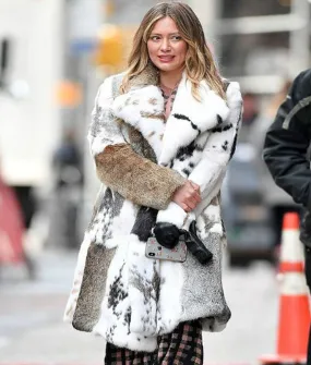 Younger Hilary Duff Fur Coat | Younger Season 7 Coat